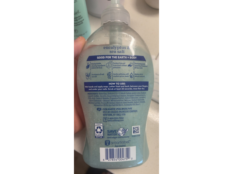 Softsoap Therapy Liquid Hand Soap, Cooling Eucalyptus & Sea Salt, 11.25 fl oz/332 mL, Pack Of 6