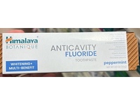 Himalaya Botanique Anticavity Flouride Toothpaste, Peppermint, 4.0 oz/113 g - thumbnail 2