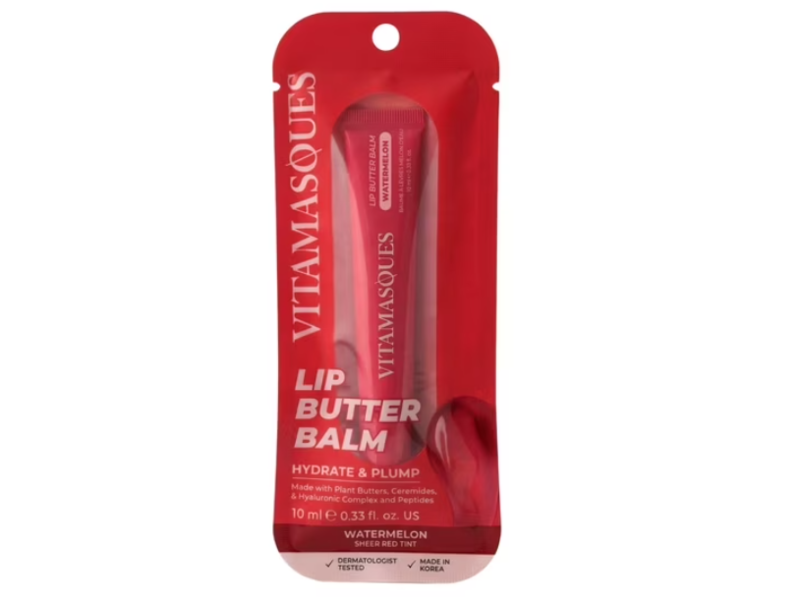 Vitamasques Lip Butter Balm, Watermelon, 0.33 fl oz/10 mL