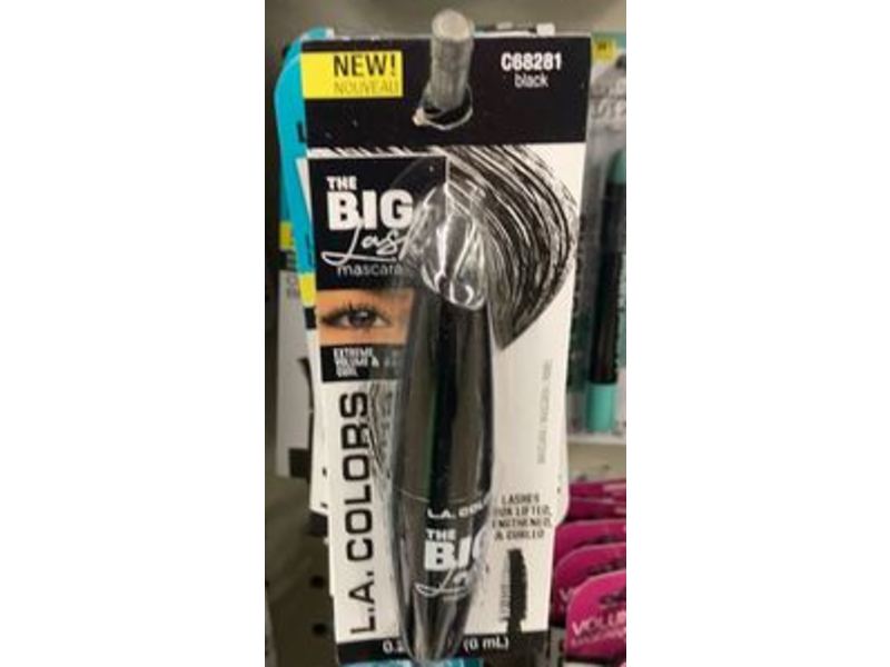 L.A. Colors The Big Lash Mascara, Black, 0.2 fl oz/6 mL