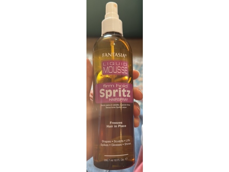 Fantasia Liquid Mousse Firm Hold Spritz Hair Spray, 10 fl oz/295.7 mL
