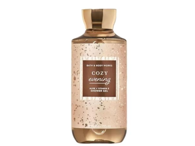 Bath & Body Works Shower Gel, Cozy Evening, 10 fl oz/295 mL