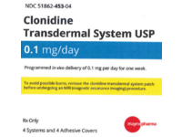 Clonidine Transdermal System USP, 0.1 mg/day, Mayne Pharma (RX) - thumbnail 1