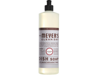 Mrs. Meyer's Clean Day Dish Soap, Lavender Scent, 24 fl oz/710 mL