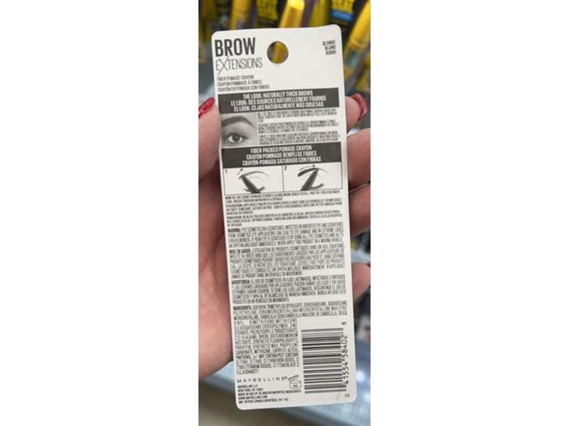 Maybelline New York Eyebrow Makeup, Blonde, 0.014 oz