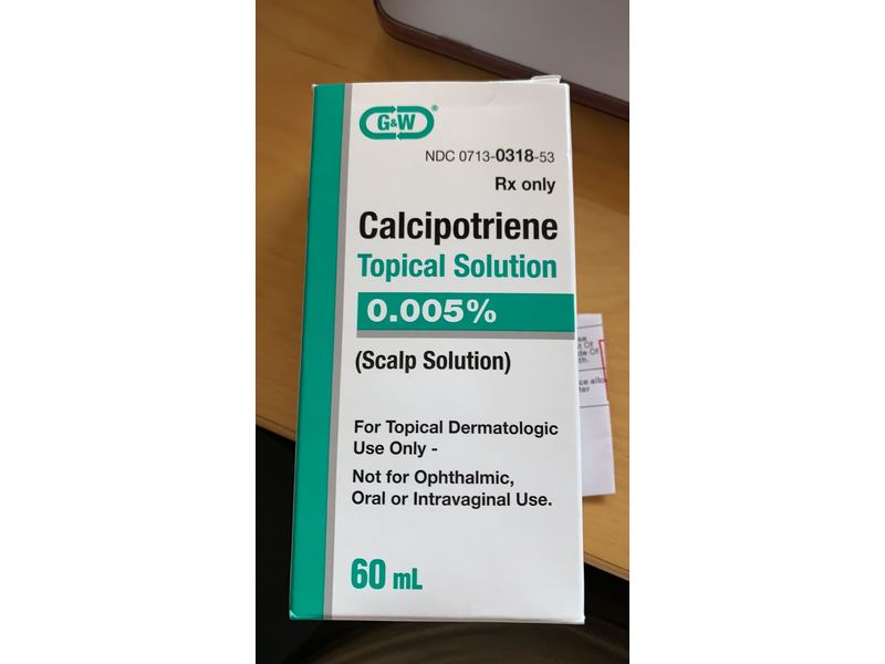 Calcipotriene Topical Solution (Scalp Solution) 0.005%, 60 ml, G&W Laboratories, Inc (RX)