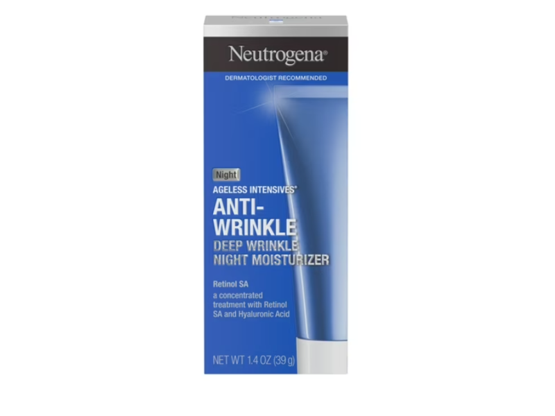 Neutrogena Ageless Intensives Anti-Wrinkle Night Moisturizer, 1.4 oz/39 g