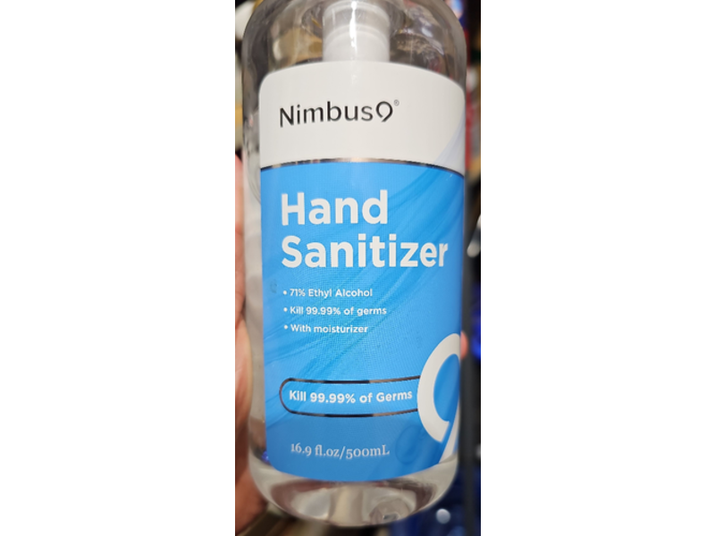 Nimbus Hand Sanitizer, 16.9 fl oz/500 mL