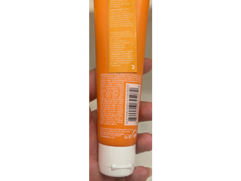 Olehenriksen Truth Juice Daily Cleanser, Orange Fruit Water & PHA, 2 fl oz/60 mL