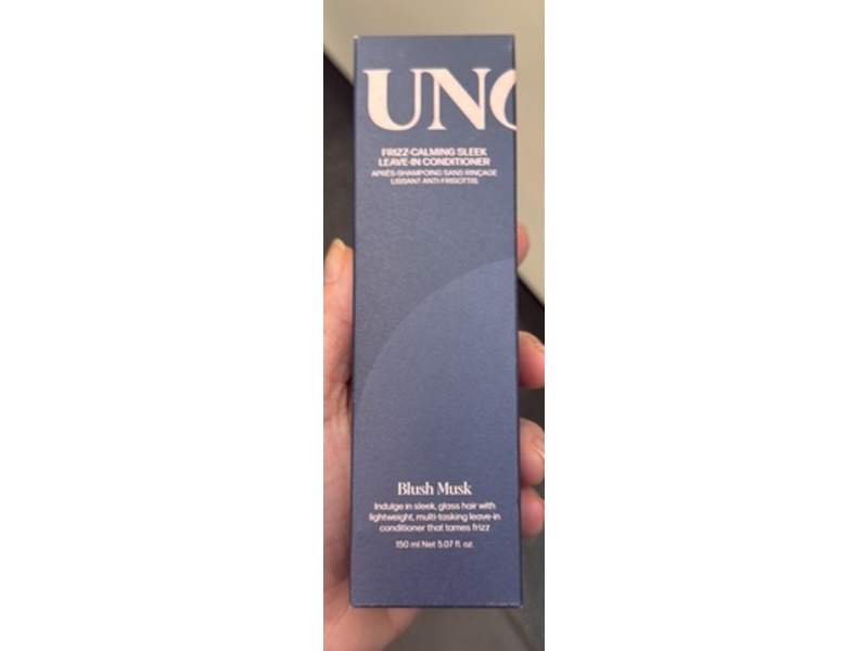 Unove Frizz-Calming Sleek Leave-In Conditioner, Blush Musk, 5.07 fl oz/150 mL