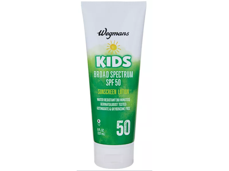 Wegmans Kids Sunscreen Lotion, SPF 50, 3 fl oz/89 mL