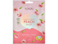 Soqu Plumping & Firming Mask, Peach Extract + Collagen, 0.81 oz/23 g - Image 2