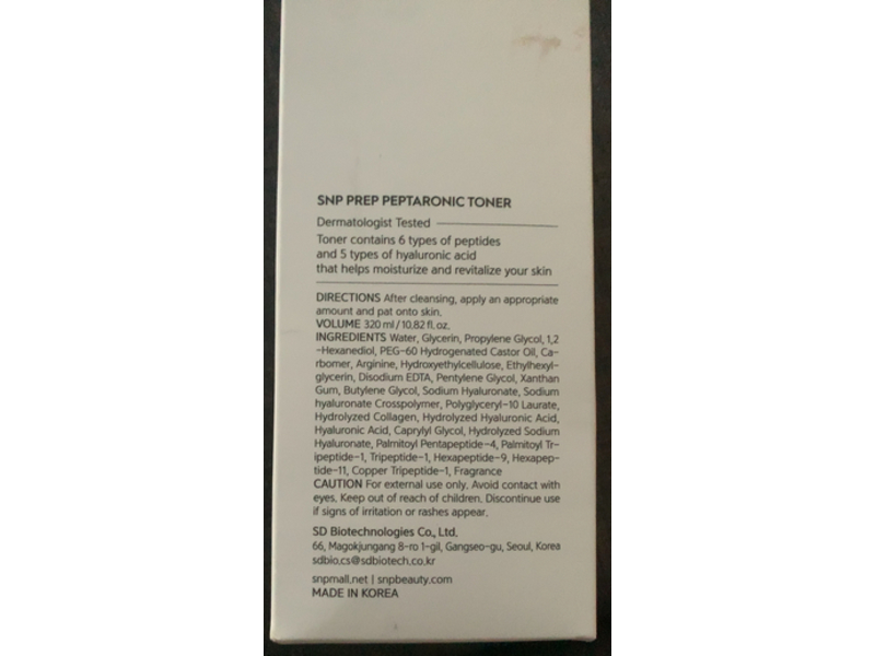 Snp Prep Peptaronic Toner, 10.82 fl oz/320 mL