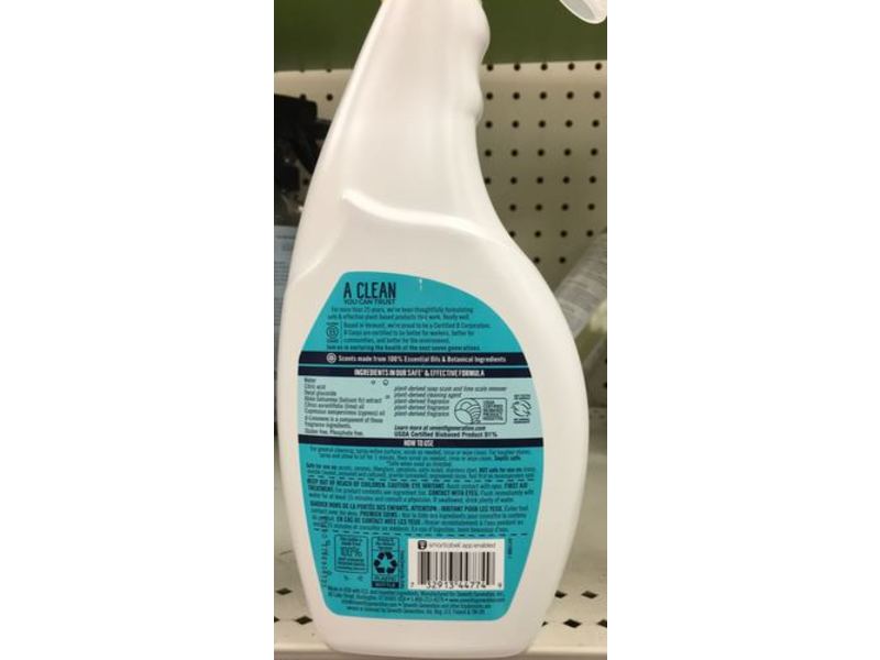Seventh Generation Tub & Tile Cleaner, Emerald Cypress & Fir Scent, 26 fl oz/768 mL