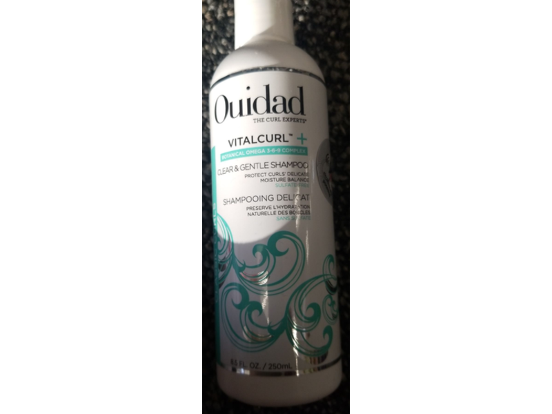 Ouidad VitalCurl+ Clear & Gentle Shampoo, 8.5 fl oz/250 mL