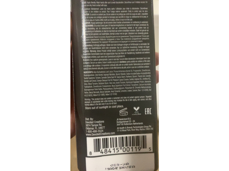 Devoted Creation White 2 Extreme Advance Black Bronzer, Go 3 Shades Darker, 8.5 fl oz/251 mL