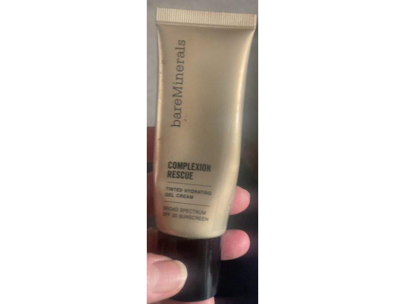 Bareminerals Complexion Rescue Tinted Hydrating Sunscreen Gel Cream, SPF 30, Desert 6.5, 1.18 fl oz/35 mL