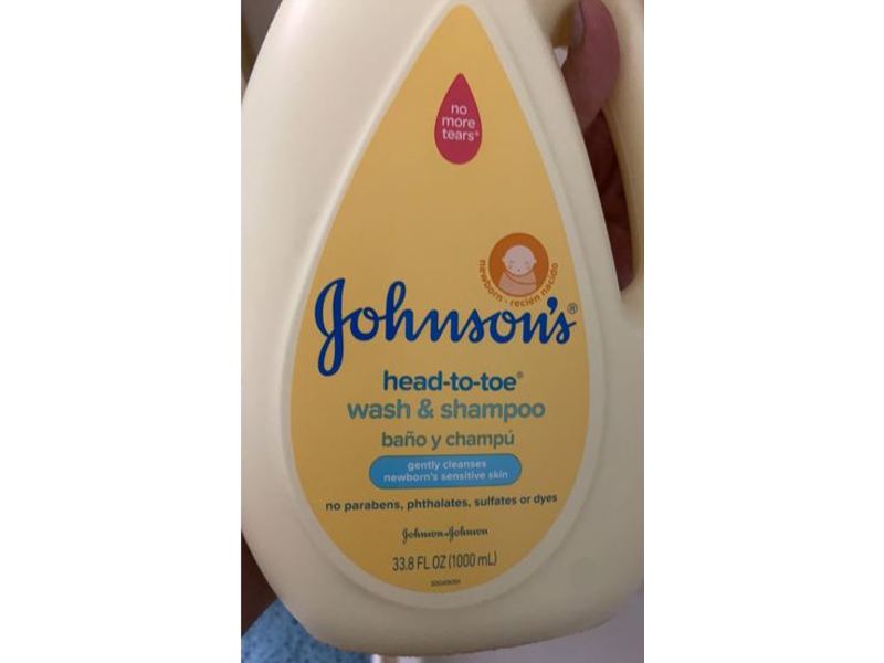 Johnson's Head-To-Toe Wash & Shampoo, 33.8 fl oz/1000 mL