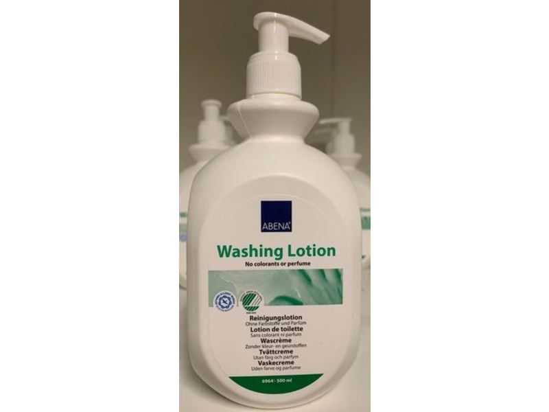 Abena Washing Lotion, No Colorants Or Perfume, 500 mL