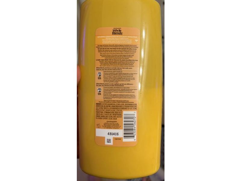 Garnier Whole Blends Repairing Conditioner, Honey Treasures, 26.6 fl oz/786 mL