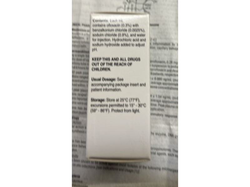Ofloxacin Otic Solution 0.3%, 10 mL, Somerset Therapeutics (Rx)