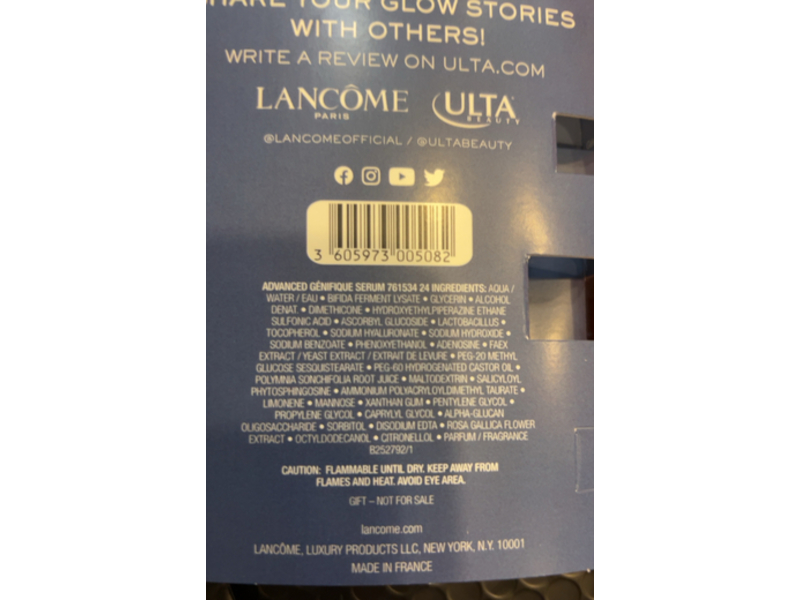 Lancome Advanced Genifique Youth Activating Concentrate Face Serum, 0.27 fl oz/8 mL