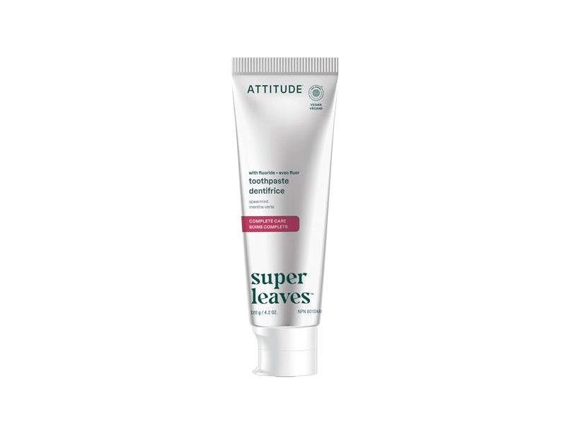 Attitude Complete Care Toothpaste, Spearmint, 4.2 oz/120 g