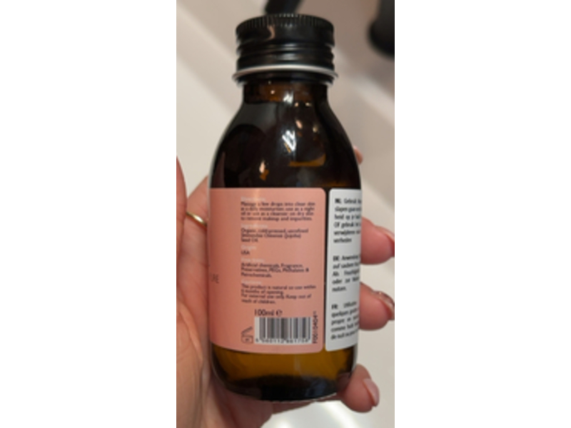 Fushi Replenish Organic Jojoba Oil, 100 mL