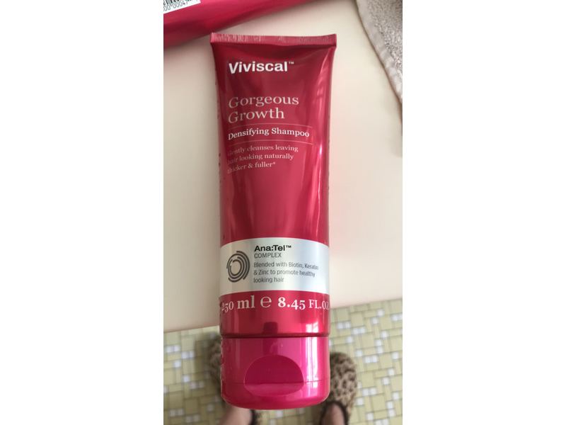 Viviscal Gorgeous Growth Densifying Shampoo, Ana:Tel Complex, 8.45 fl oz/250 mL
