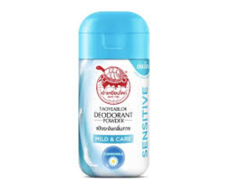 Taoyeablok Sensitive Deodorant Powder, Mild & Firm Chamomile, 22 g
