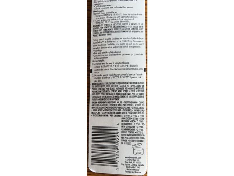 L'Oreal Paris Brow Stylist Definer, 385 Light Blonde