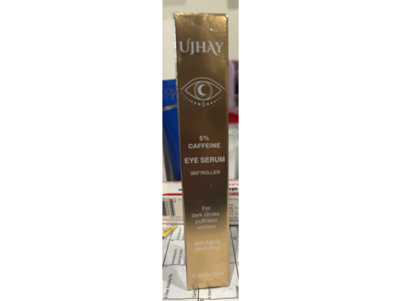 Ujhay Eye Serum, 5% Caffeine, 0.5 fl oz/15 mL