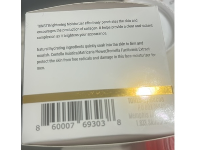 Tones By Cocoa Acne Treatment Cream, 1 fl oz/29.5 mL