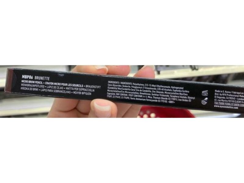 Nyx Professional Makeup Micro Brow Pencil, 06 Brunette, .003 oz