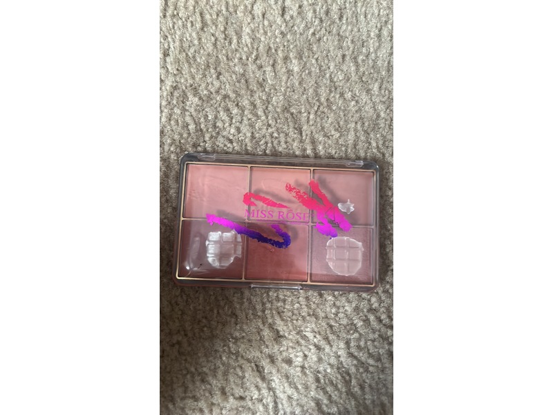 Miss Rose Face Blush Palette, 21 g