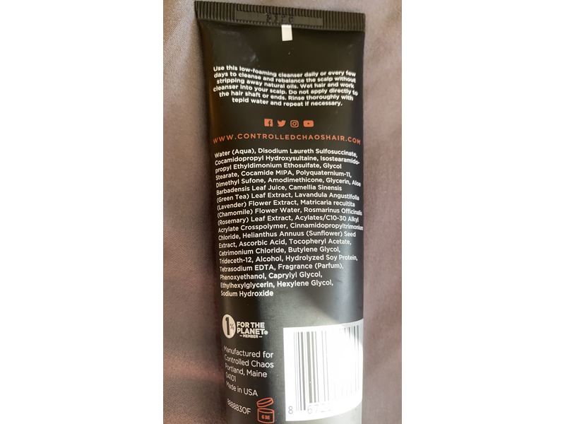 Controlled Chaos Deep Cleansing & Smoothing Hair Shampoo, 3 fl oz/89 mL