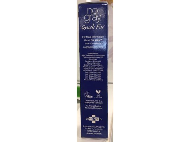 No Gray Quick Fix Instantly Covers Gray Roots, 5N Brown, 0.5 fl oz / 14.2 mL
