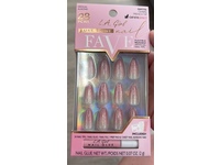 L.A. Girl Luxe Shine Fave Nail Tips + Glue, Ombre French GNT733, 28 Count - Image 3