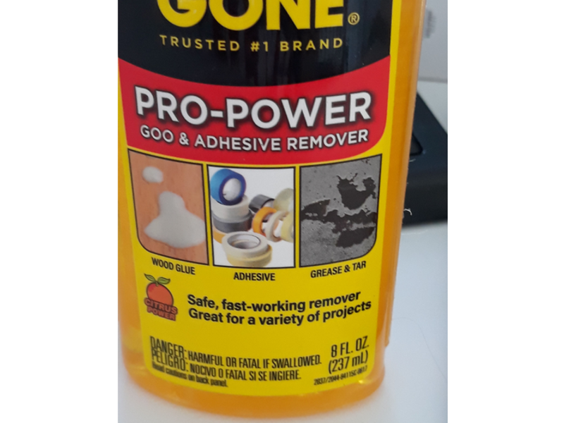 Goo Gone Pro-Power Adhesive Remover, Citrus Power, 8 fl oz/237 mL