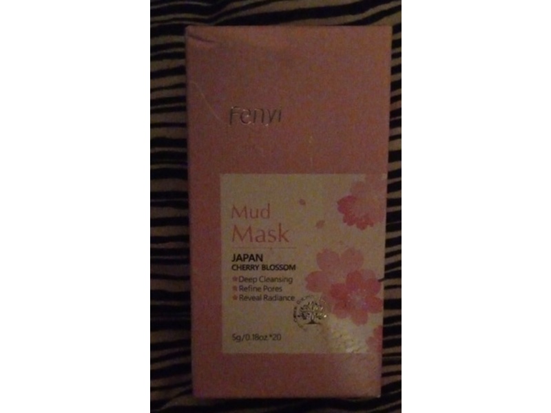 Fenyi Mud Mask, Japan Cherry Blossom, 0.18 oz/5 g, 20 Count