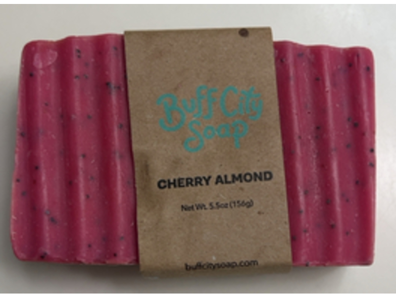 Buff City Soap Bar, Cherry Almond, 5.5 oz/156 g