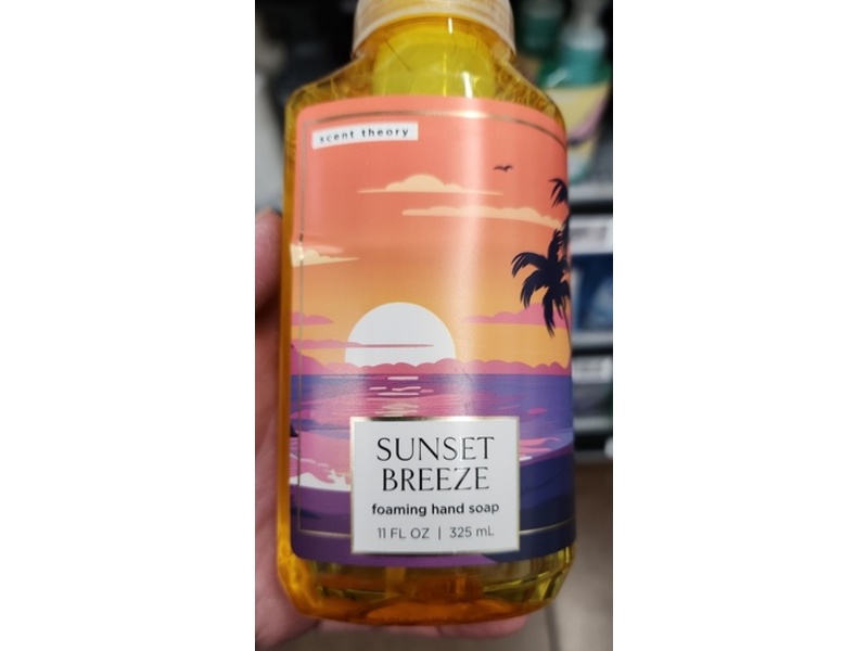 Scent Theory Foaming Hand Soap, Sunset Breeze, 11 fl oz/325 mL