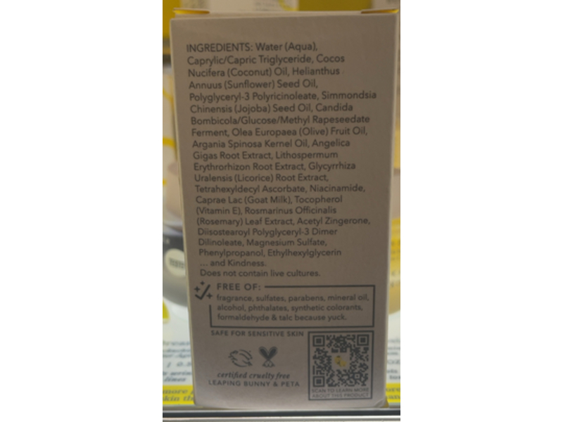 Beekman 1802 Oh! Mega Milk Fermented Barrier Boosting Facial Oil, 1.0 fl oz/29.57 mL