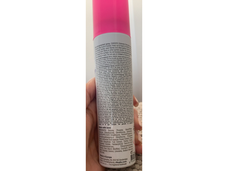 Rituals Anti - Perspirant Spray, Famingo Flower & Pink Grapefruit, 3.3 fl oz/100 mL