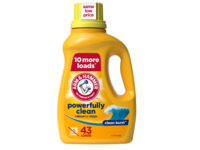 Arm & Hammer Powerfully Clean Detergent, Loads 43, 43 fl oz/1.27 L - Image 2