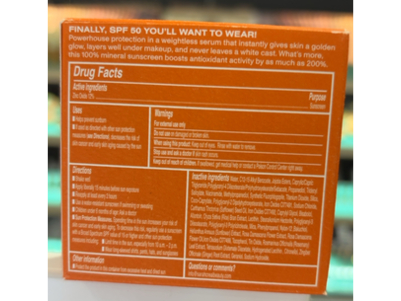 Sarah Creal Brilliant Repair Shield llluminating Serum, SPF 50, 1 oz/30 g