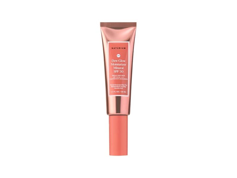 Naturium Dew-Glow Moisturizer Mineral Sunscreen, SPF 50, PA++++, 1.7 fl oz/50 mL