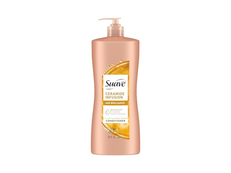 Suave Ceramide Infusion Age Brilliance Conditioner, 28 fl oz/828 mL