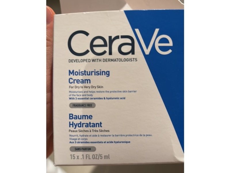 CeraVe Moisturising Cream, 0.1 fl oz/5 mL, 15 Count
