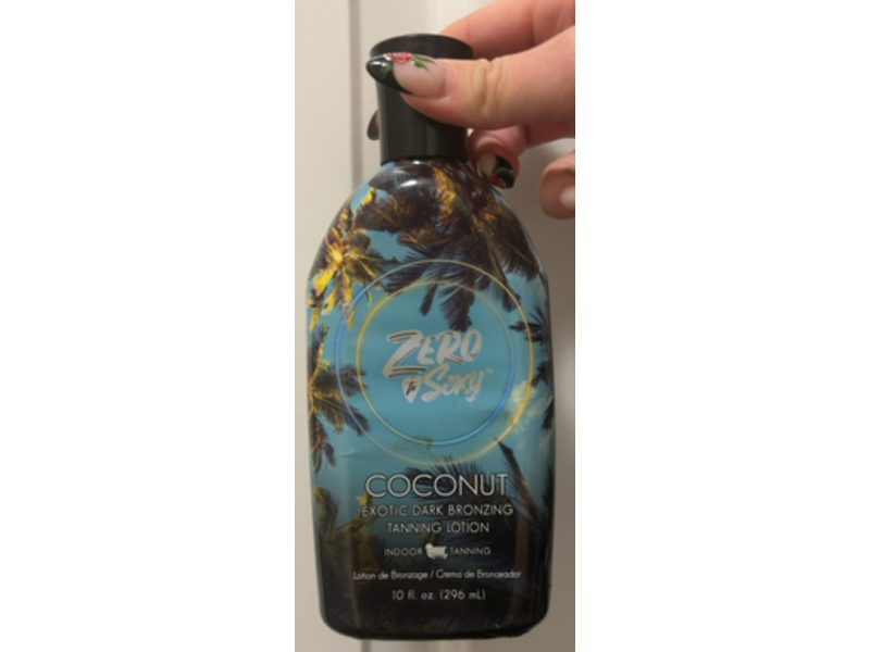 Zero To Sexy Exotic Dark Bronzing Tanning Lotion, Coconut, 10 fl oz/296 mL